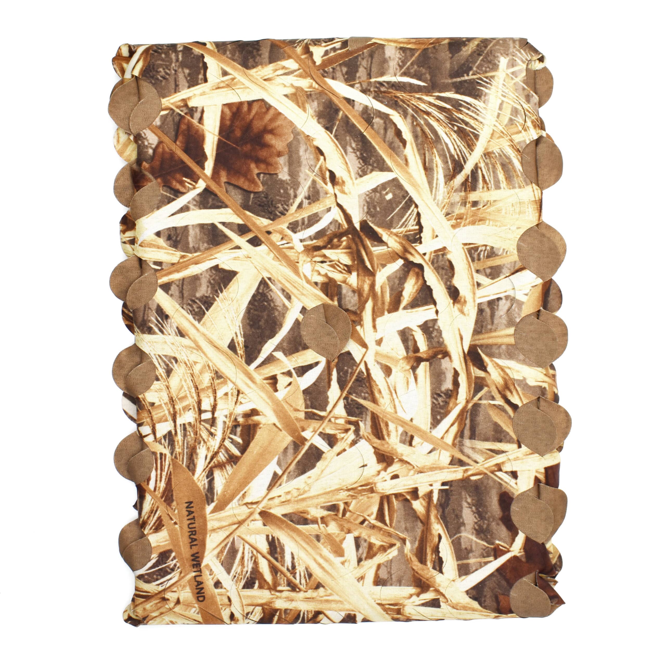 Wetland printed camo netting folded