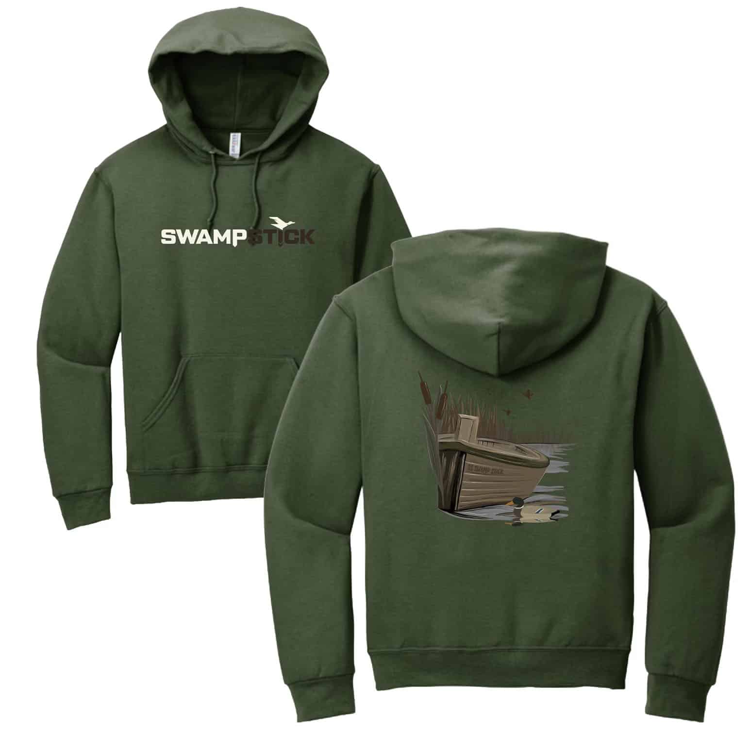 Duck Boat Hoodie – Green