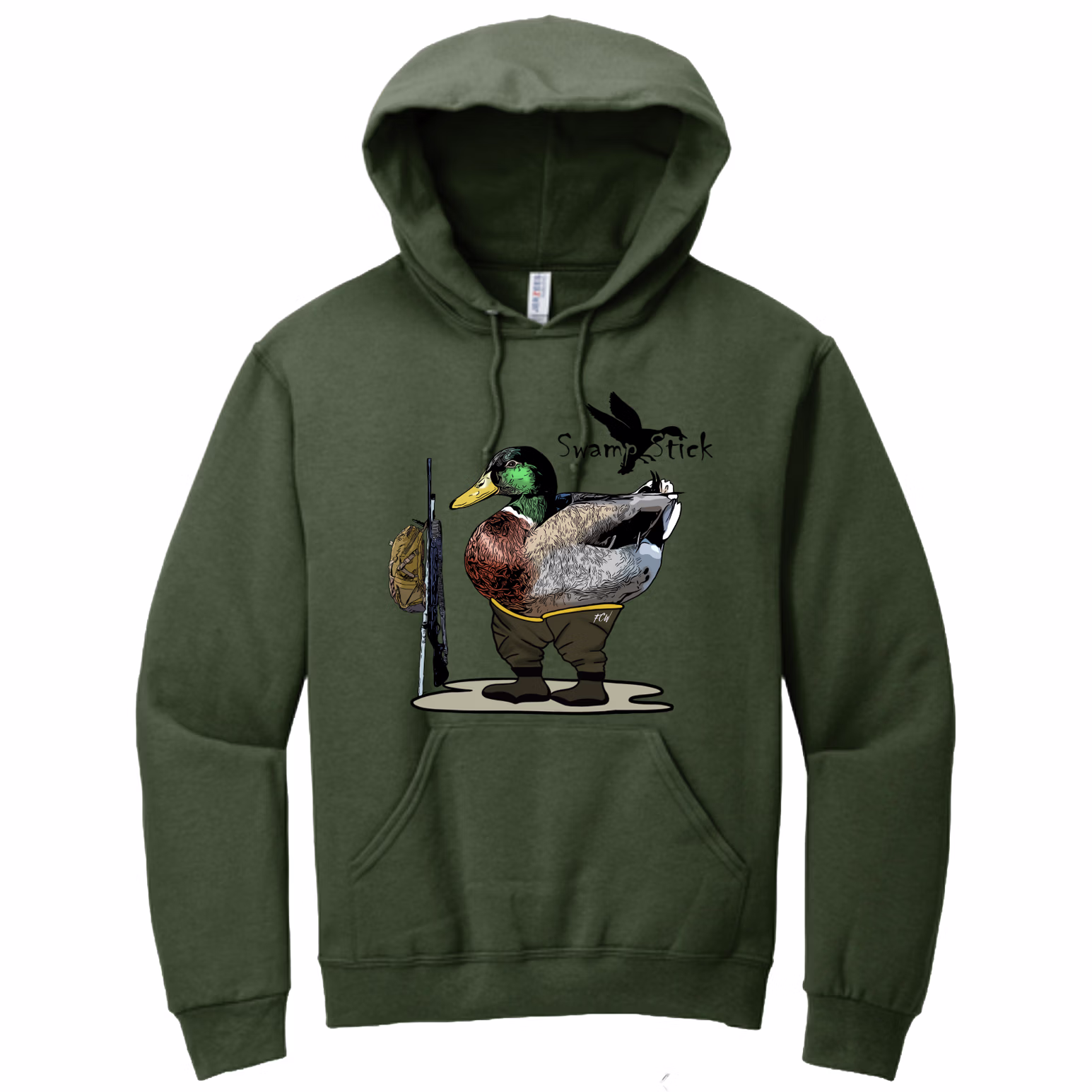 Puddle Duck Hoodie - Green
